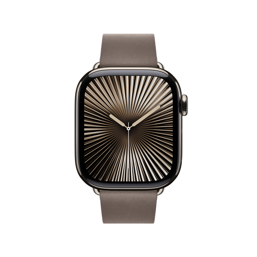 Apple pašček Modern Buckle Large v temno rjavi barvi za Apple Watch velikosti 42 mm - iSTYLE SI