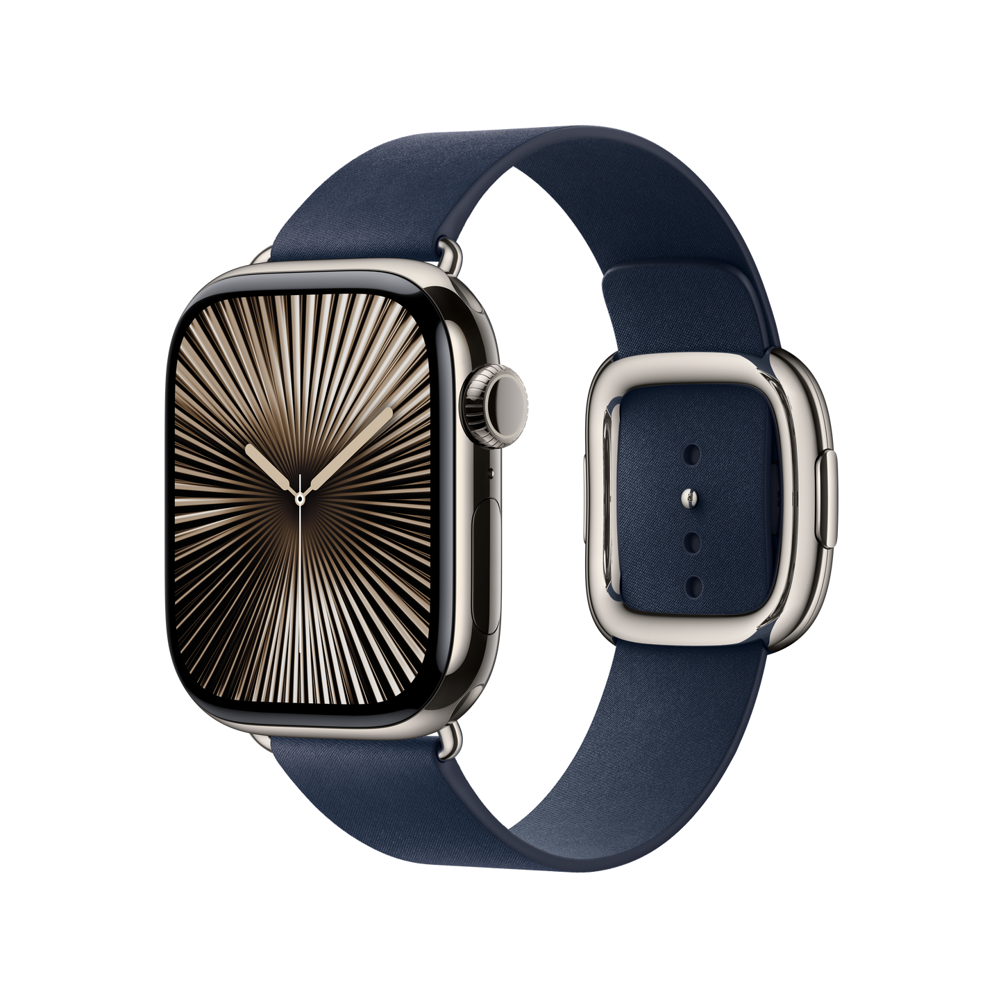 Apple pašček Modern Buckle Large v globoko modri barvi za Apple Watch velikosti 42 mm - iSTYLE SI