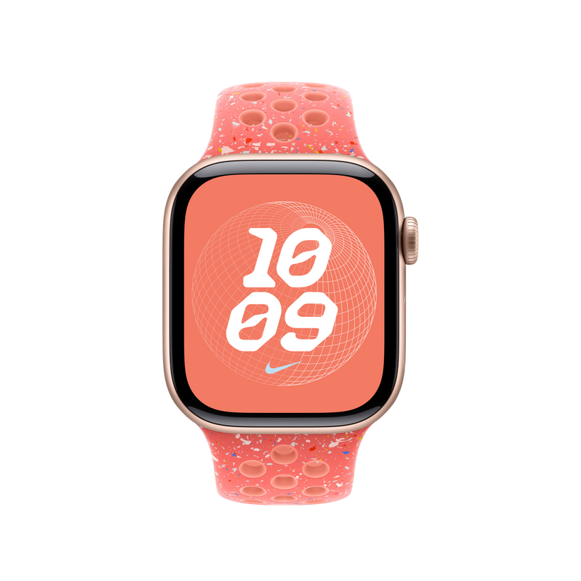 Apple pašček Nike Sport Band M/L v barvi čarobne žerjavice za Apple Watch velikosti 42 mm - iSTYLE SI