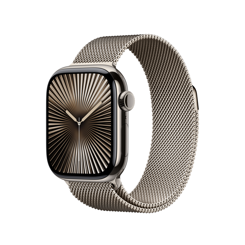 Apple pašček Milanese Loop v naravni barvi za Apple Watch velikosti 42 mm - iSTYLE SI