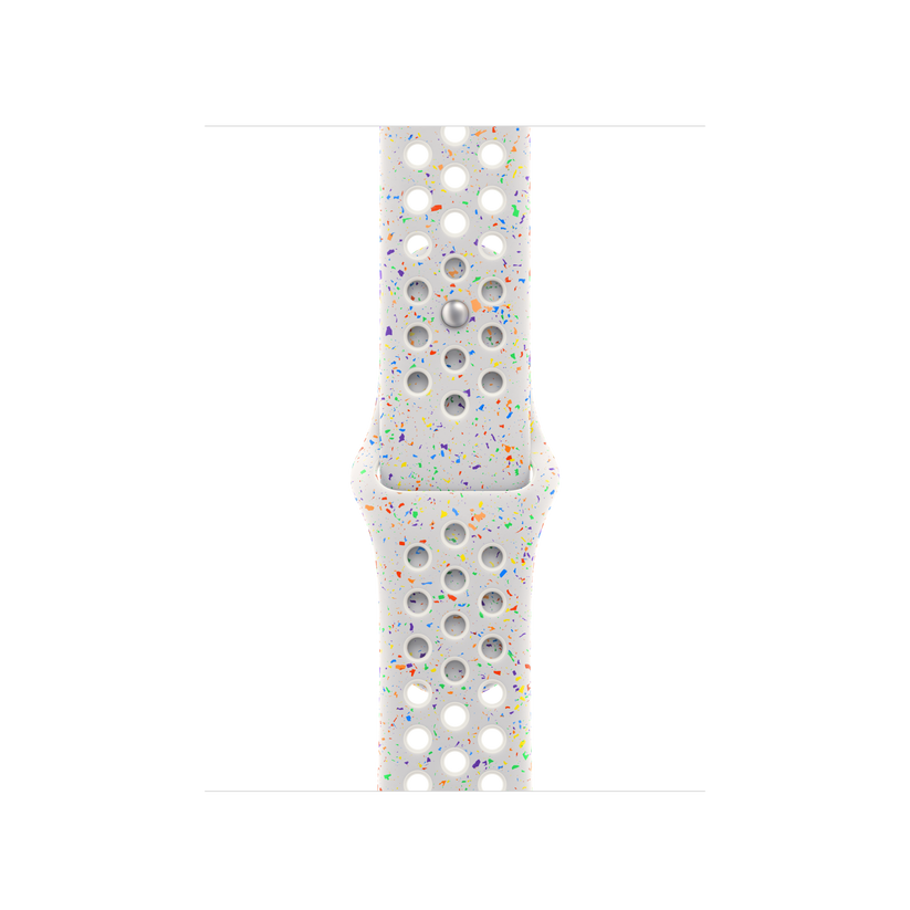 Apple pašček Nike Sport Band M/L v barvi čiste platine za Apple Watch velikosti 42 mm - iSTYLE SI