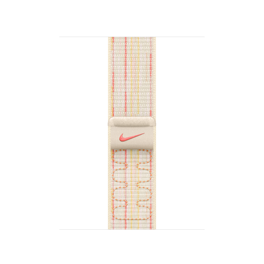 Apple pašček Nike Sport Loop v zvezdnati/roza barvi za Apple Watch velikosti 42 mm - iSTYLE SI