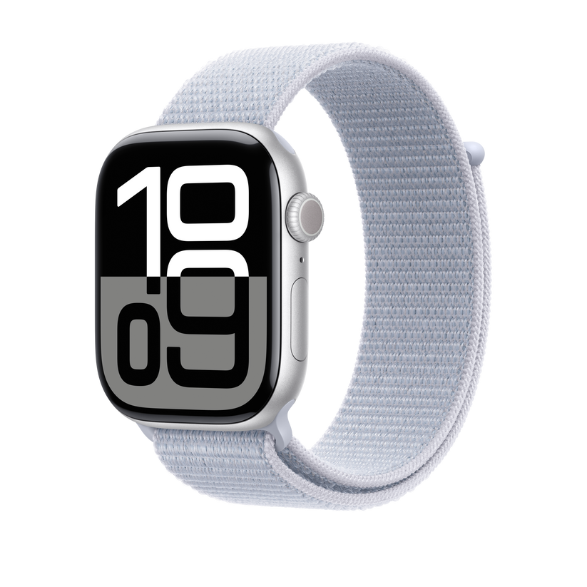 Apple pašček Sport Loop v barvi modrega oblaka za Apple Watch velikosti 46 mm - iSTYLE SI