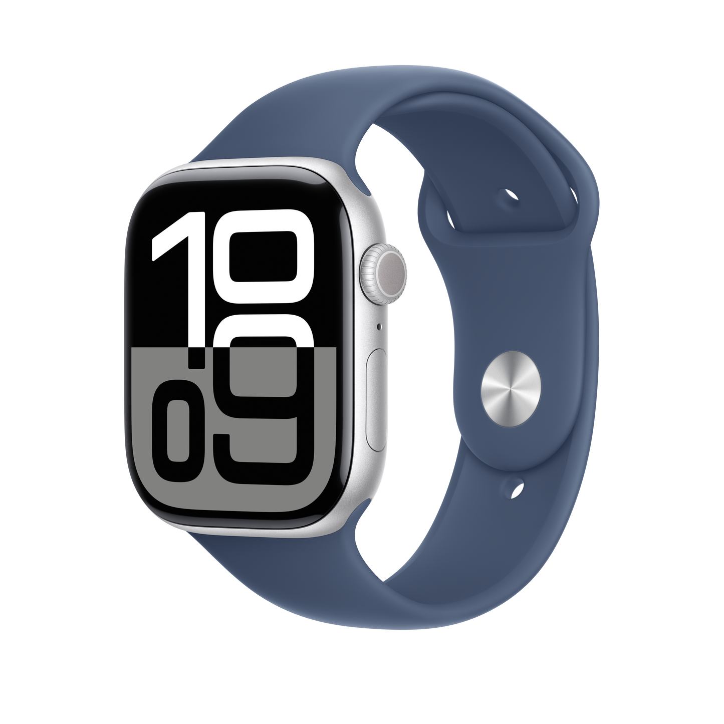 Apple pašček Sport Band M/L v denim barvi za Apple Watch velikosti 46 mm - iSTYLE SI
