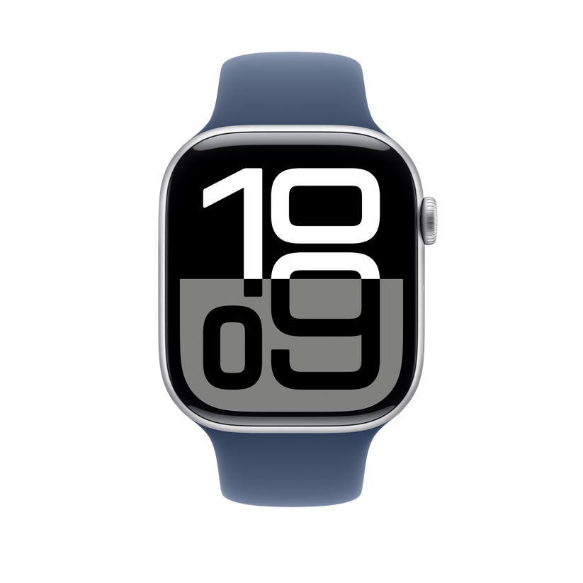 Apple pašček Sport Band M/L v denim barvi za Apple Watch velikosti 46 mm - iSTYLE SI