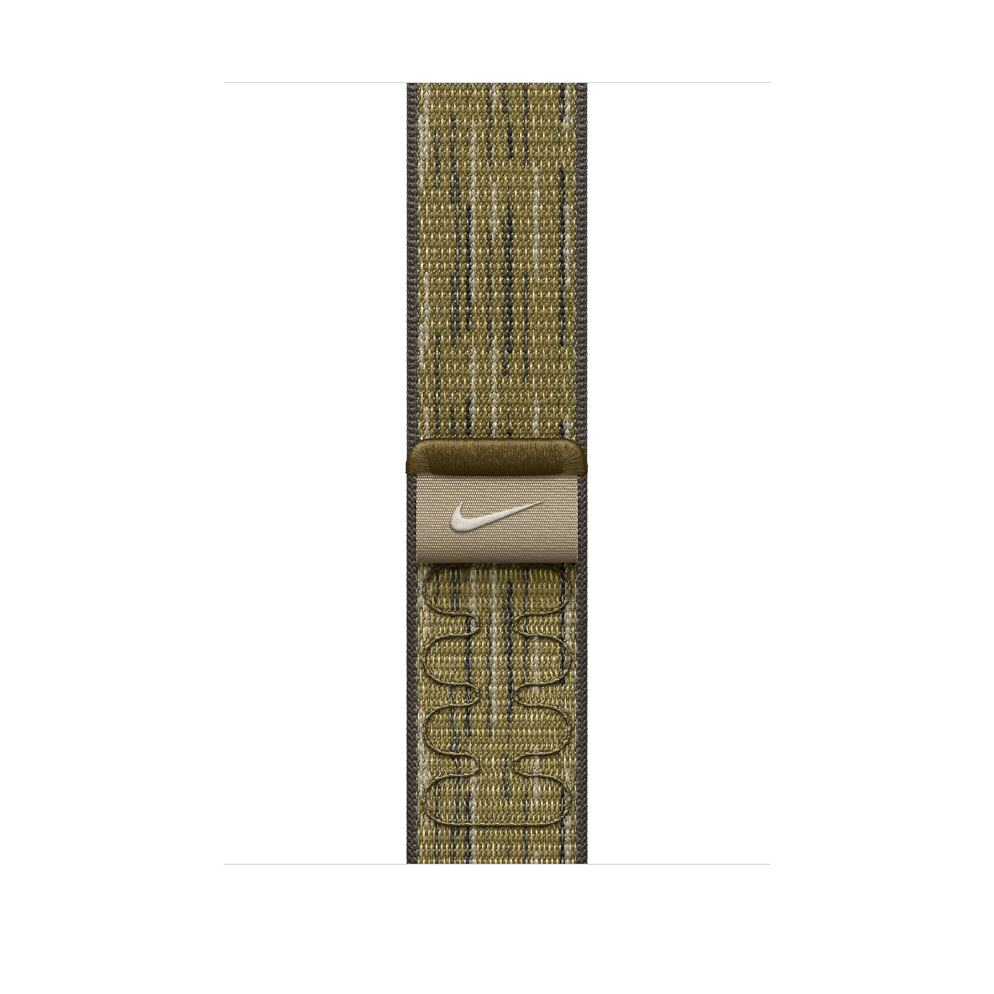 Apple pašček Nike Sport Loop v zeleni/sivi barvi za Apple Watch velikosti 46 mm - iSTYLE SI