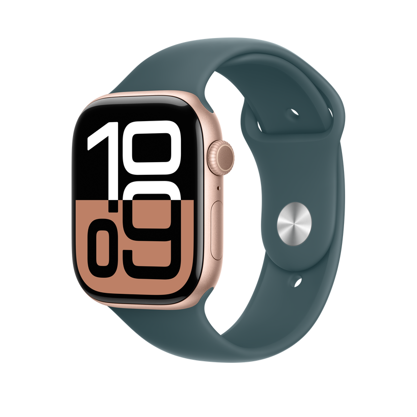Apple pašček Sport Band M/L v jezersko zeleni barvi za Apple Watch velikosti 46 mm - iSTYLE SI
