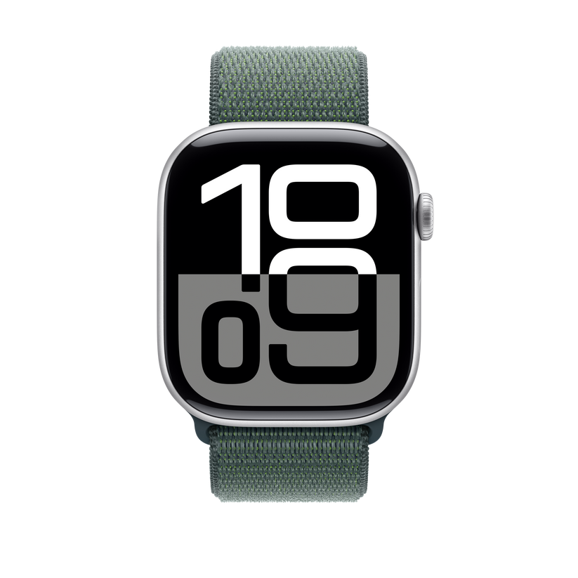 Apple pašček Sport Loop v jezersko zeleni barvi za Apple Watch velikosti 46 mm - iSTYLE SI