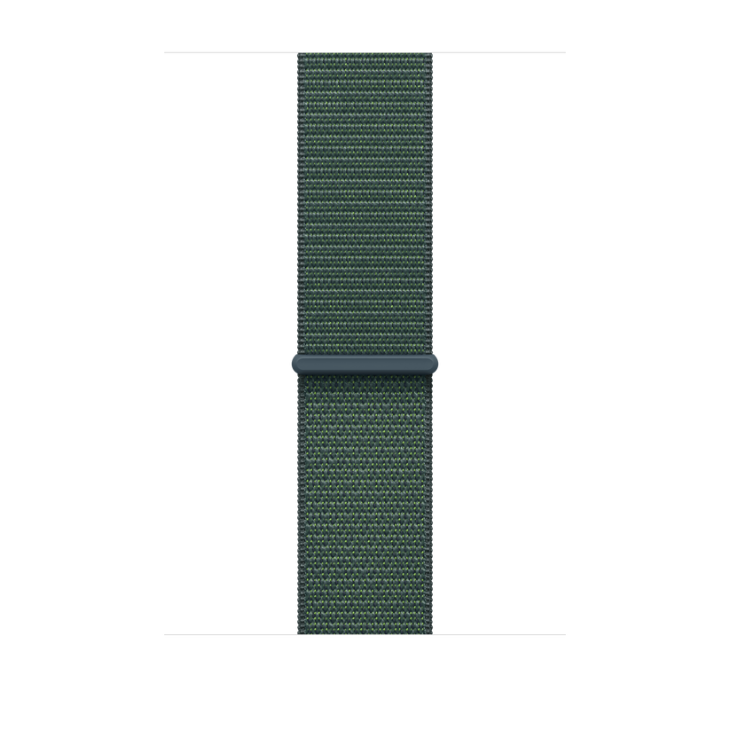 Apple pašček Sport Loop v jezersko zeleni barvi za Apple Watch velikosti 46 mm - iSTYLE SI