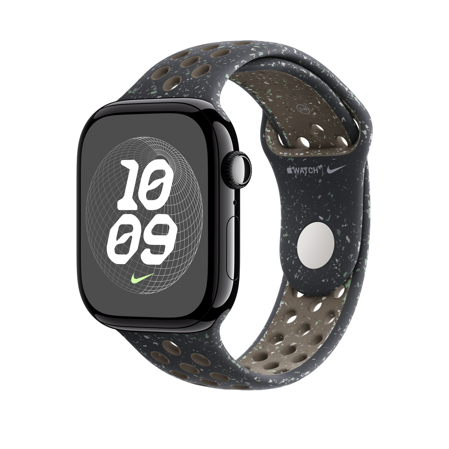Apple pašček Nike Sport Band M/L v polnočno nebeška barvi za Apple Watch velikosti 46 mm - iSTYLE SI