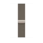 Apple pašček Milanese Loop M/L v naravni barvi za Apple Watch velikosti 46 mm - iSTYLE SI