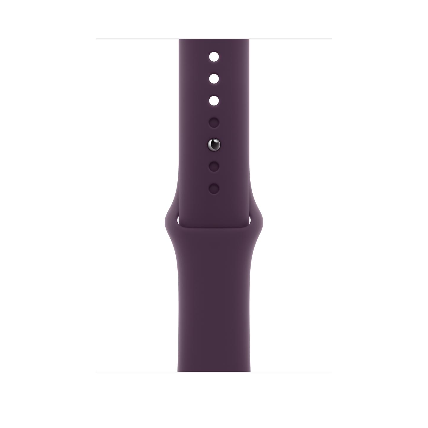 Apple pašček Sport Band M/L v barvi sljive za Apple Watch velikosti 46 mm - iSTYLE SI