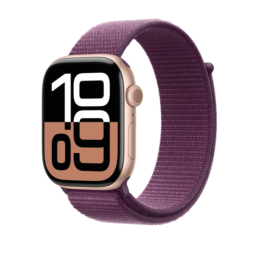 Apple pašček Sport Loop v barvi sljive za Apple Watch velikosti 46 mm - iSTYLE SI