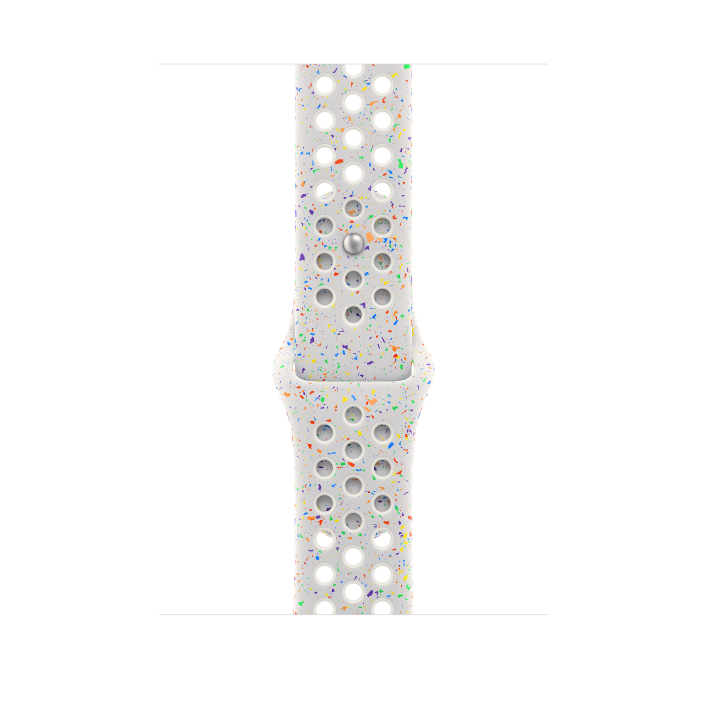 Apple pašček Nike Sport Band M/L v čiste platine barvi za Apple Watch velikosti 46 mm - iSTYLE SI