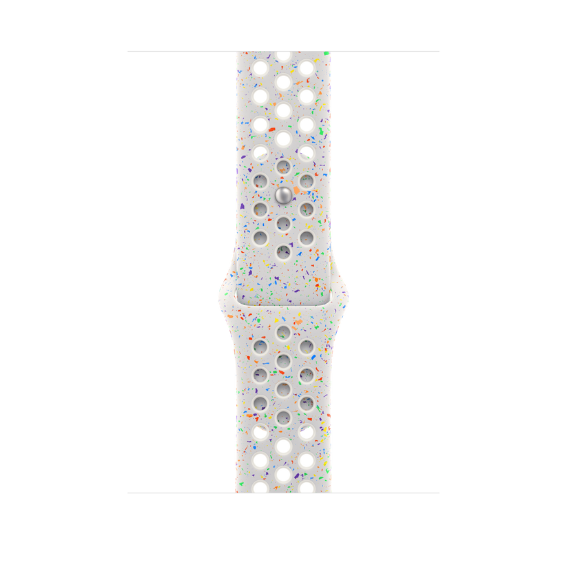 Apple pašček Nike Sport Band M/L v čiste platine barvi za Apple Watch velikosti 46 mm - iSTYLE SI