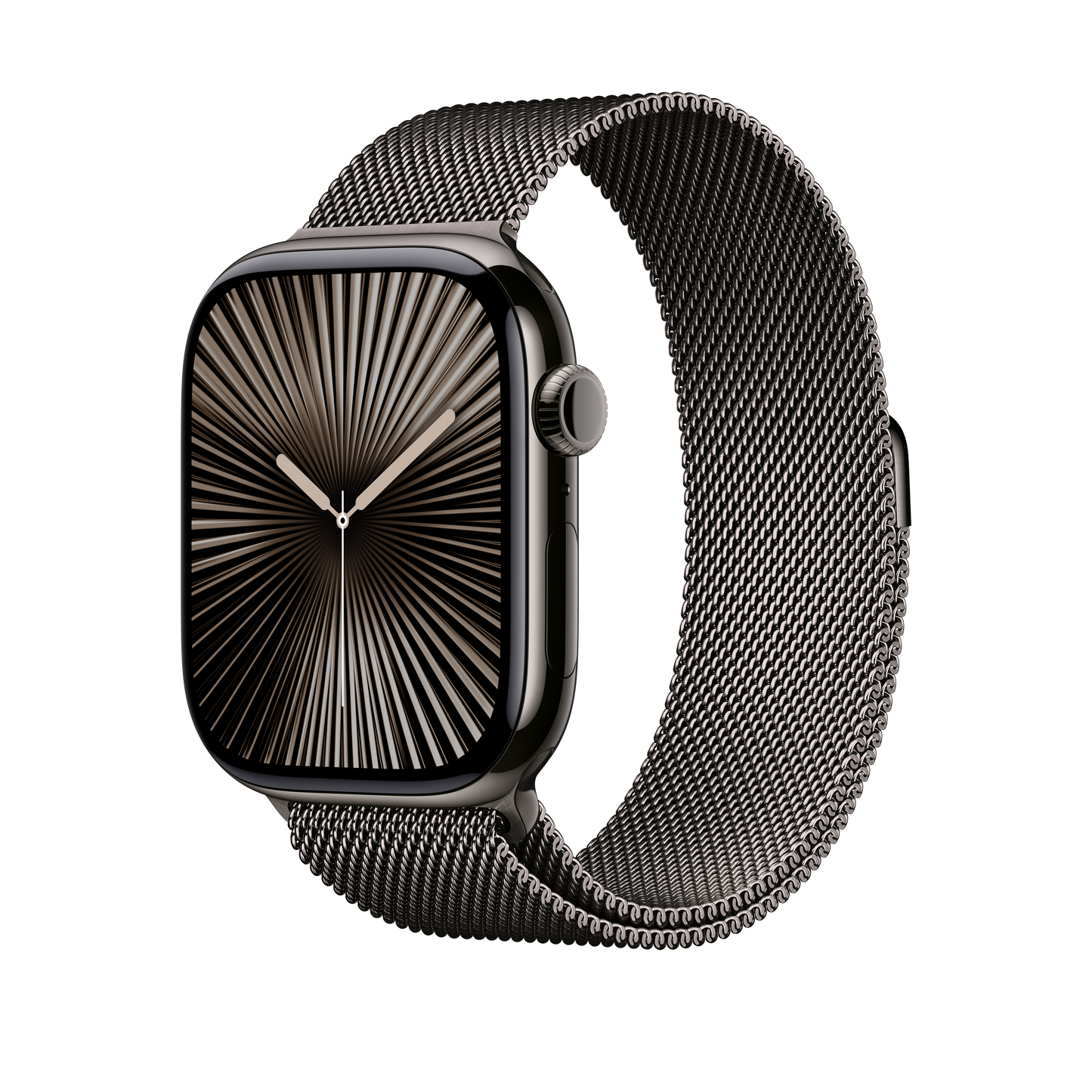Apple pašček Milanese Loop M/L v Slate barvi za Apple Watch velikosti 46 mm - iSTYLE SI