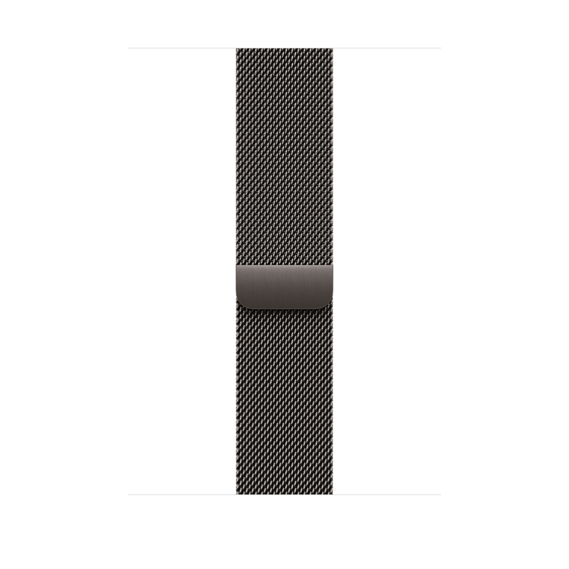 Apple pašček Milanese Loop M/L v Slate barvi za Apple Watch velikosti 46 mm - iSTYLE SI