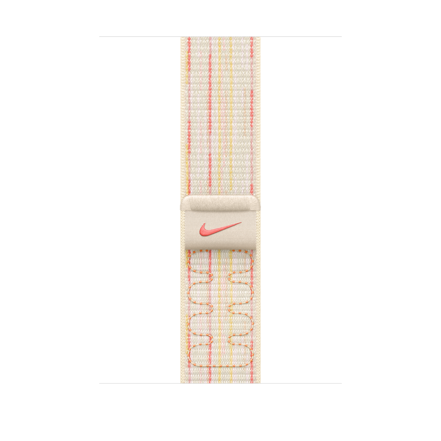 Apple pašček Nike Sport Loop v zvezdnati/roza barvi za Apple Watch velikosti 46 mm - iSTYLE SI