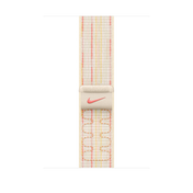 Apple pašček Nike Sport Loop v zvezdnati/roza barvi za Apple Watch velikosti 46 mm - iSTYLE SI