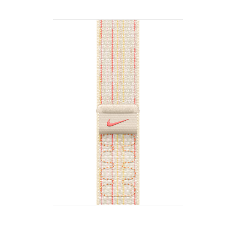 Apple pašček Nike Sport Loop v zvezdnati/roza barvi za Apple Watch velikosti 46 mm - iSTYLE SI