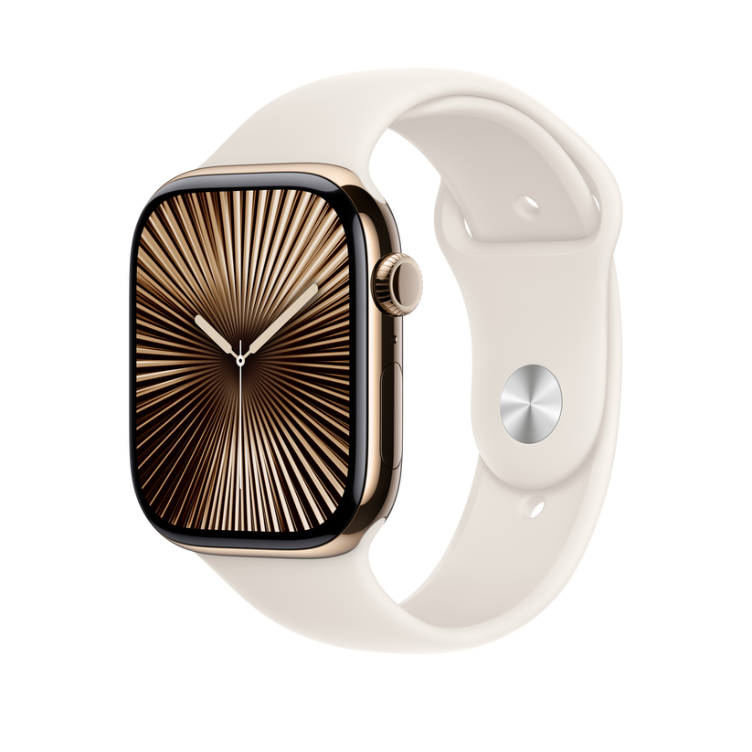 Apple pašček Sport Band M/L v zvezdnati barvi za Apple Watch velikosti 46 mm - iSTYLE SI