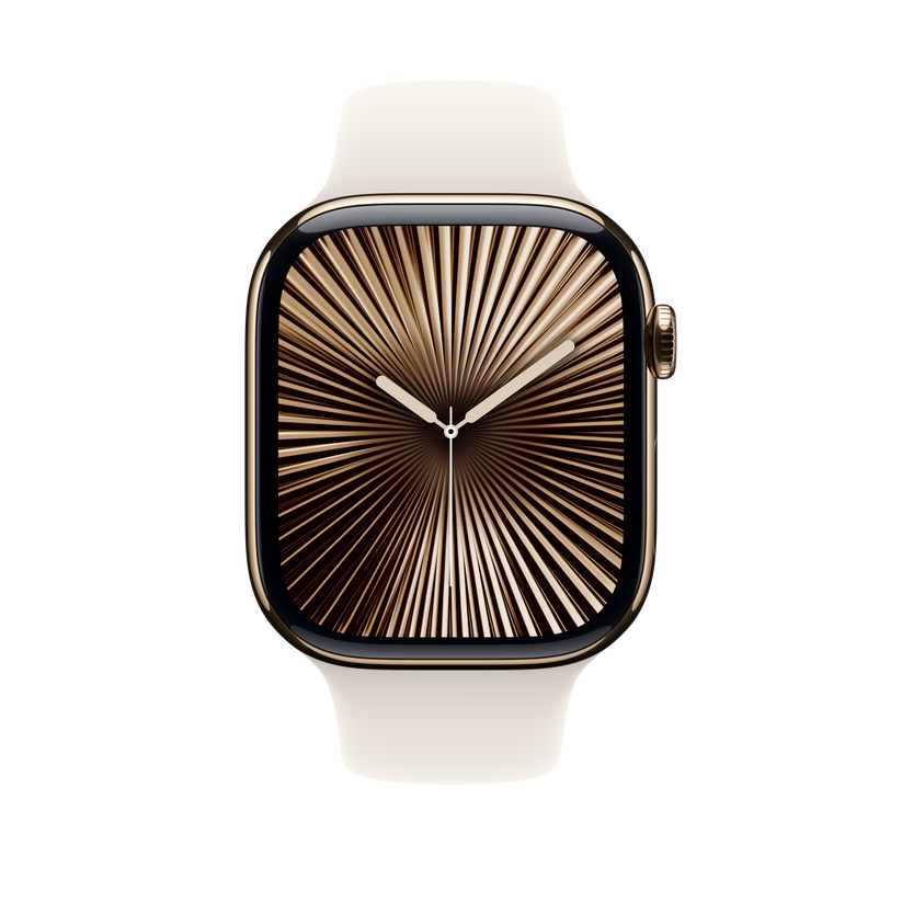 Apple pašček Sport Band M/L v zvezdnati barvi za Apple Watch velikosti 46 mm - iSTYLE SI
