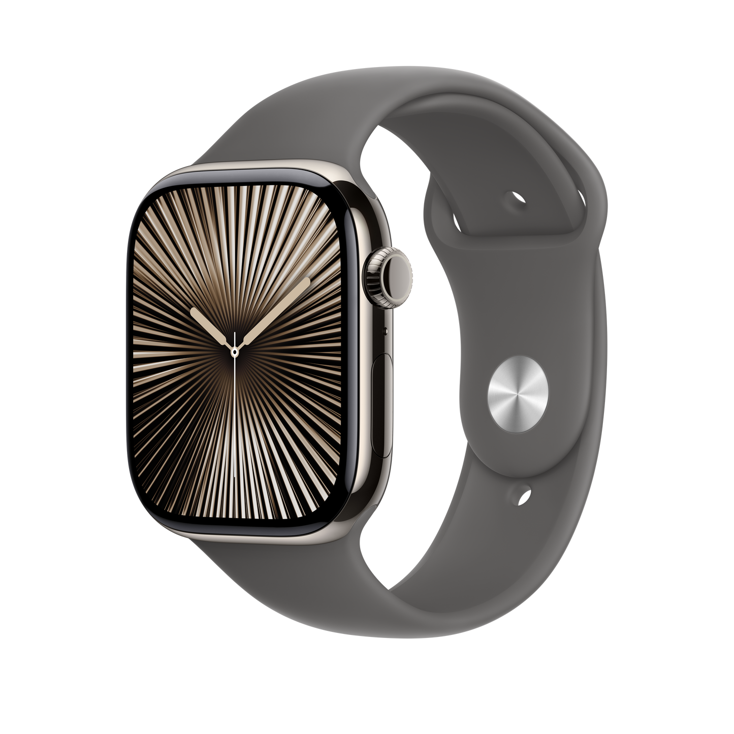 Apple pašček Sport Band M/L v kamnito sivi barvi za Apple Watch velikosti 46 mm - iSTYLE SI