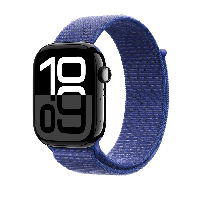 Apple pašček Sport Loop v ultramarin barvi za Apple Watch velikosti 46 mm - iSTYLE SI