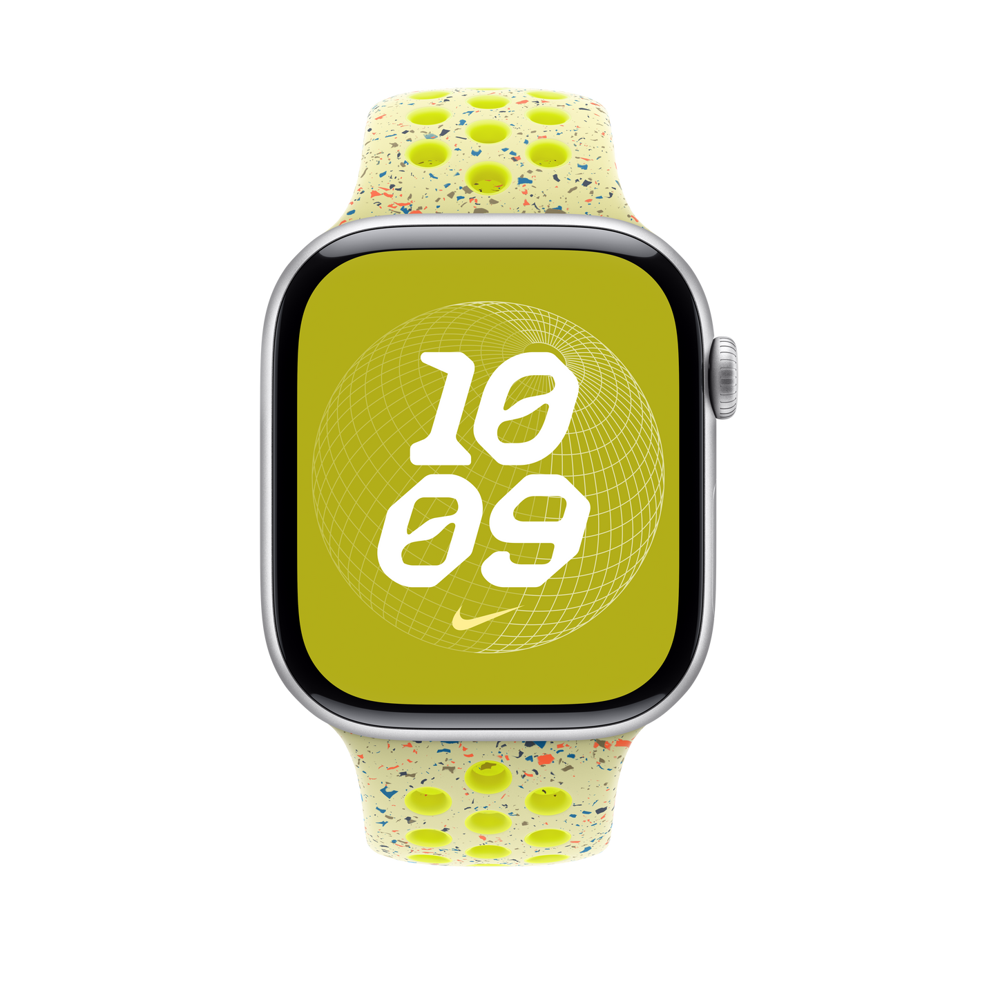 Apple pašček Nike Sport Band M/L v barvi električnega pljuska za Apple Watch velikosti 46 mm - iSTYLE SI