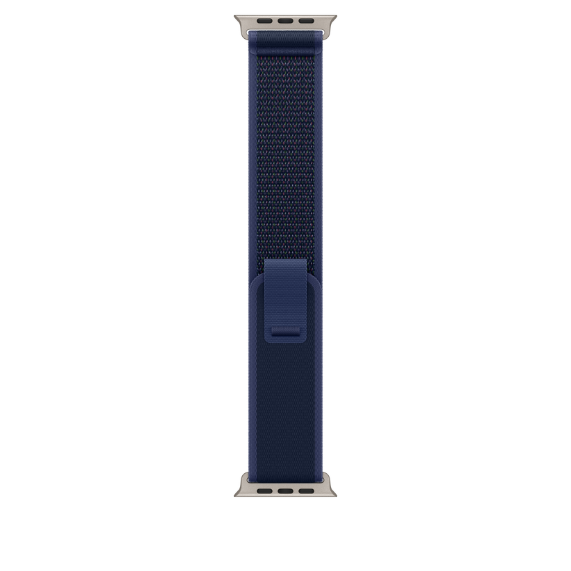 Apple pašček Trail Loop M/L v modri barvi za Apple Watch velikosti 49 mm - iSTYLE SI