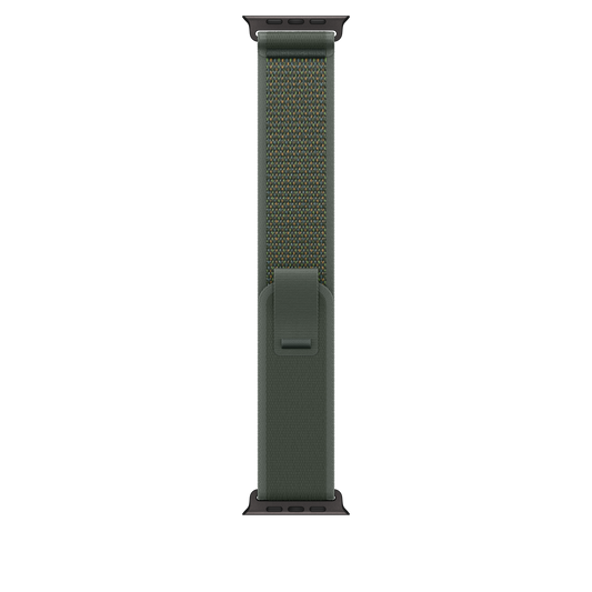 Apple pašček Trail Loop M/L v zeleni barvi za Apple Watch velikosti 49 mm - iSTYLE SI