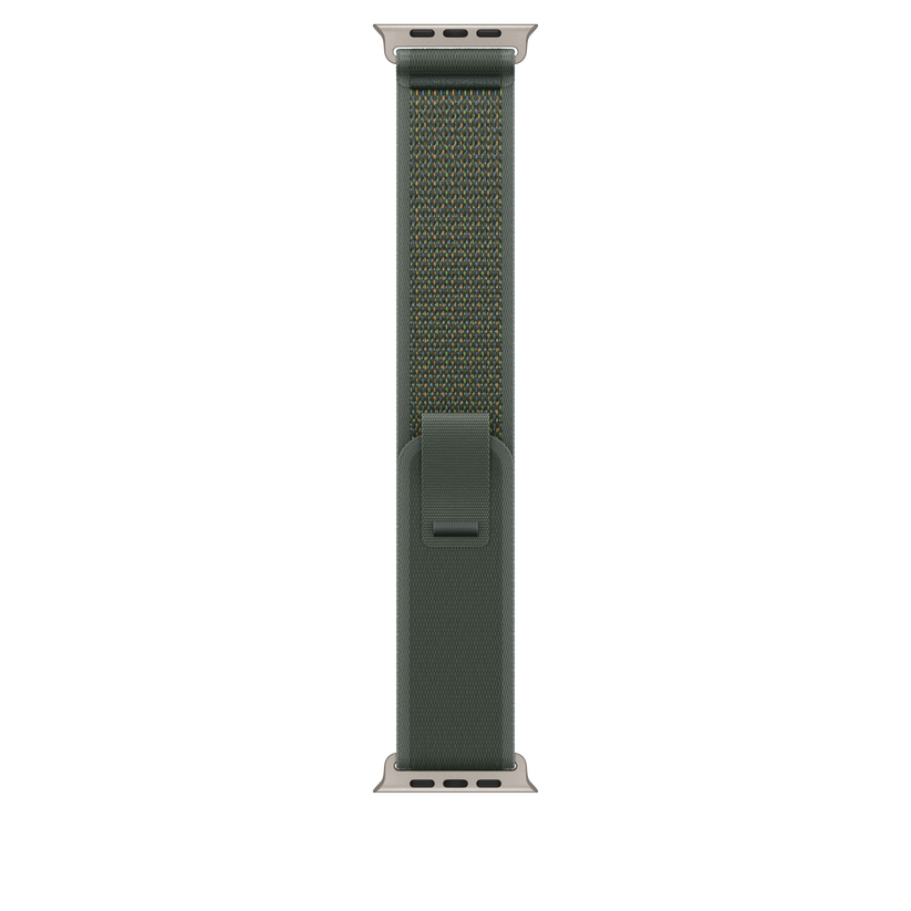Apple pašček Trail Loop M/L v zeleni barvi za Apple Watch velikosti 49 mm - iSTYLE SI