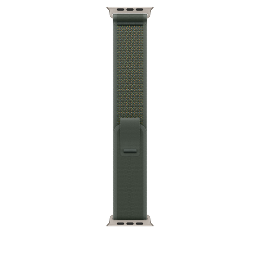 Apple pašček Trail Loop M/L v zeleni barvi za Apple Watch velikosti 49 mm - iSTYLE SI