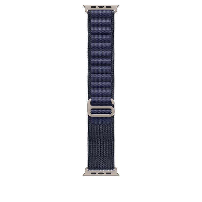Apple pašček Alpine Loop Medium v mornarski barvi za Apple Watch velikosti 49 mm - iSTYLE SI