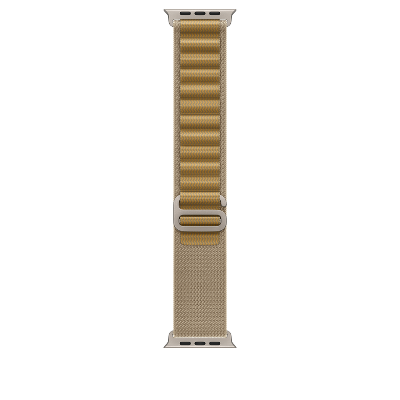Apple pašček Alpine Loop Large v rjavi barvi za Apple Watch velikosti 49 mm - iSTYLE SI