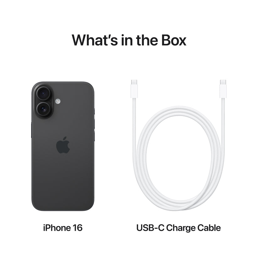 iPhone 16: 128 GB - črn - iSTYLE SI