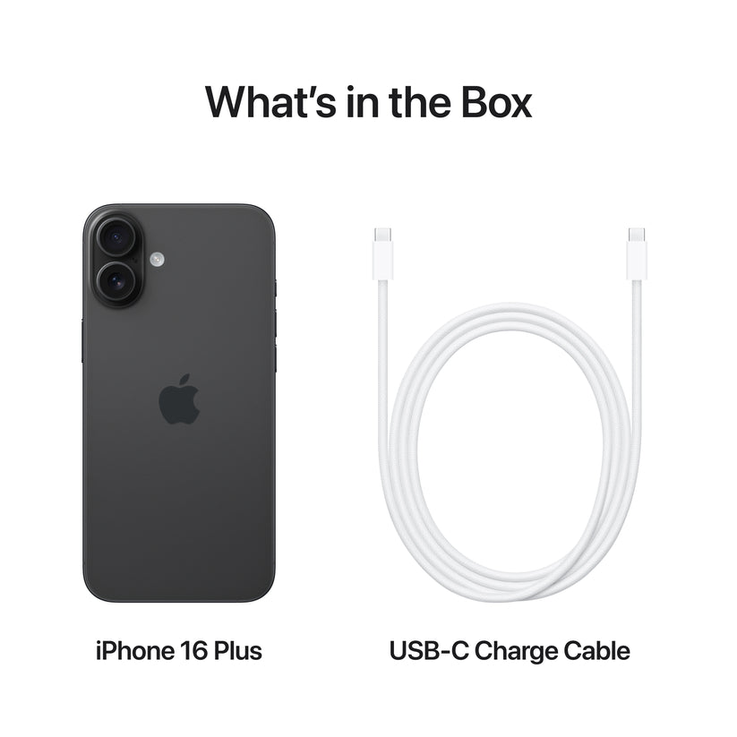 iPhone 16: Plus 512 GB - črn - iSTYLE SI