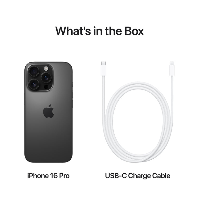 iPhone 16 Pro: 256 GB - črni titan - iSTYLE SI