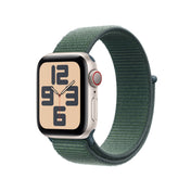 Apple Watch SE GPS + Cellular 40mm Starlight Aluminium Case with Lake Green Sport Loop - iSTYLE SI