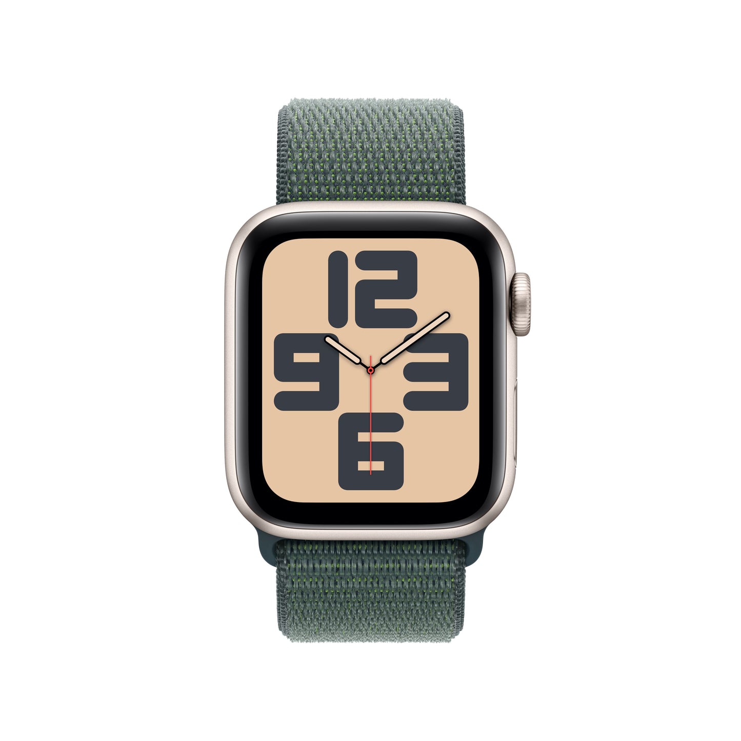 Apple Watch SE GPS + Cellular 40mm Starlight Aluminium Case with Lake Green Sport Loop - iSTYLE SI
