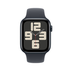 Apple Watch SE: GPS, 44mm, ohišje iz aluminija v polnočni barvi, pašček Sport Band v polnočni barvi - M/L - iSTYLE SI