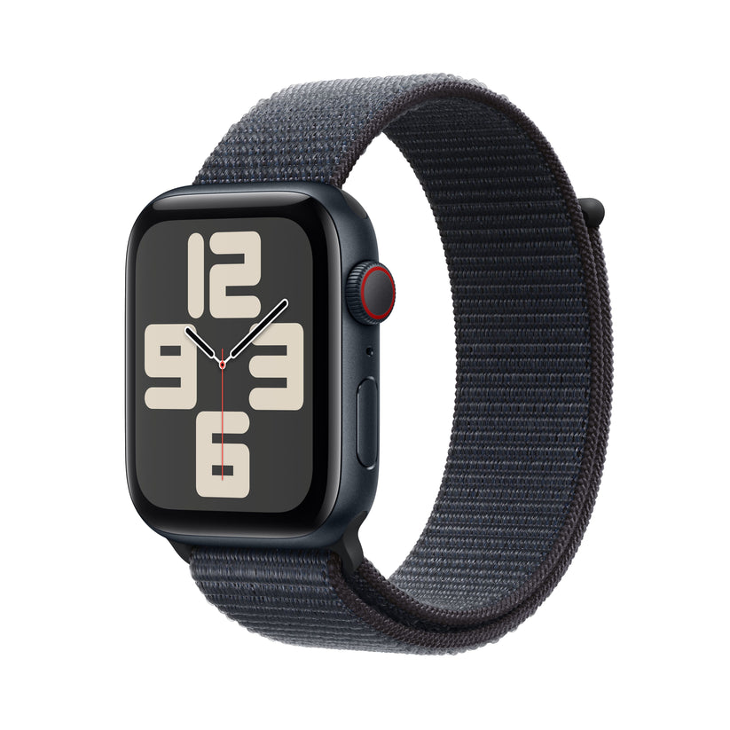 Apple Watch SE GPS + Cellular 44mm Midnight Aluminium Case with Ink Sport Loop - iSTYLE SI