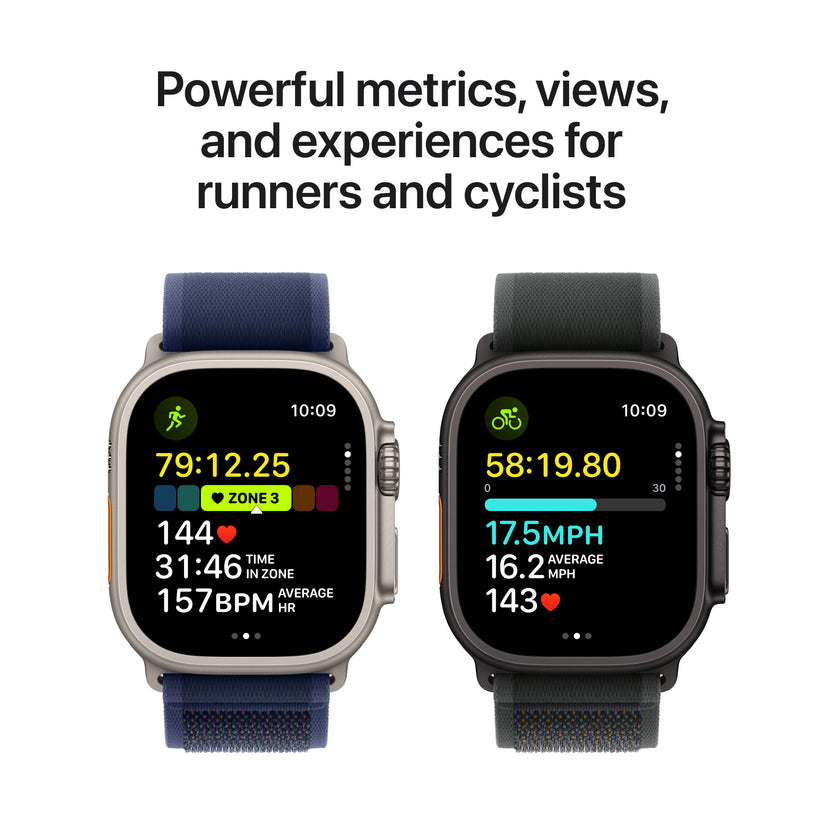 Apple Watch Ultra 2: GPS + Cellular, 49mm, ohišje iz titana v črni titan barvi, pašček Ocean Band v črni barvi - iSTYLE SI