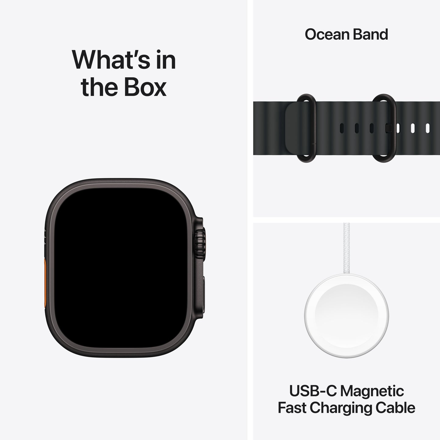 Apple Watch Ultra 2: GPS + Cellular, 49mm, ohišje iz titana v črni titan barvi, pašček Ocean Band v črni barvi - iSTYLE SI