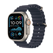 Apple Watch Ultra 2: GPS + Cellular, 49mm, ohišje iz titana v naravni titan barvi, pašček Ocean Band v morsko modri barvi - iSTYLE SI