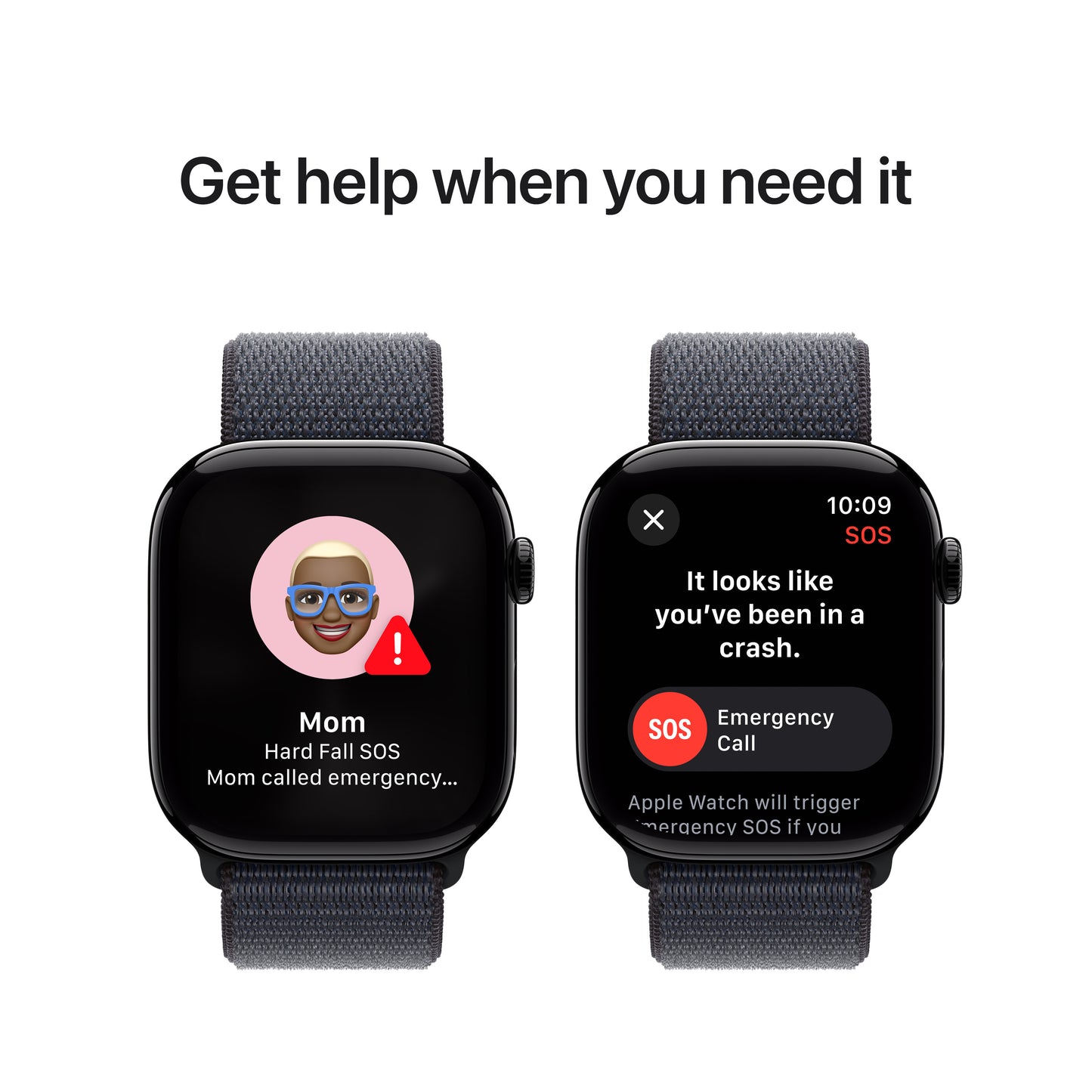 Apple Watch Series 10: GPS, 46mm, ohišje iz aluminija v intenzivno črni barvi, pašček Sport Loop v barvi črnila - iSTYLE SI