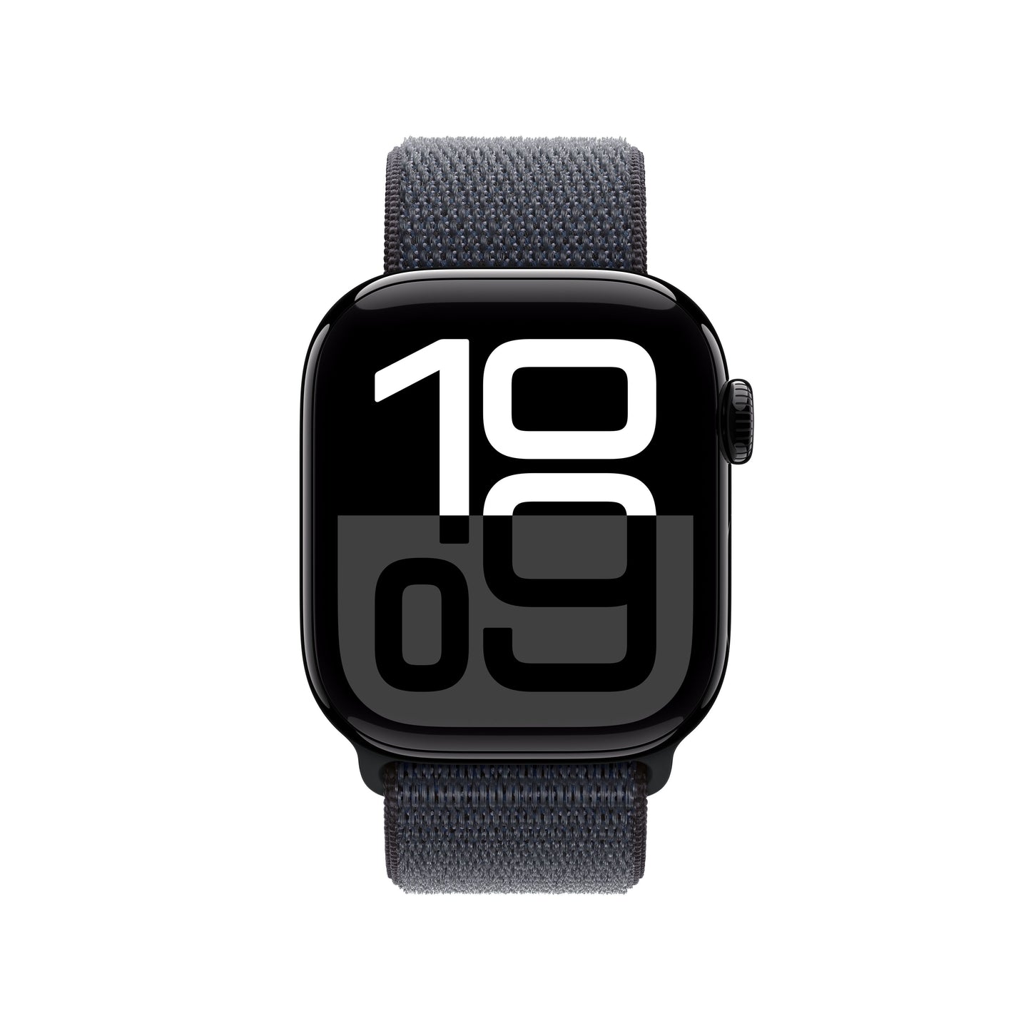 Apple Watch Series 10 GPS + Cellular 42mm Jet Black Aluminium Case with Ink Sport Loop - iSTYLE SI