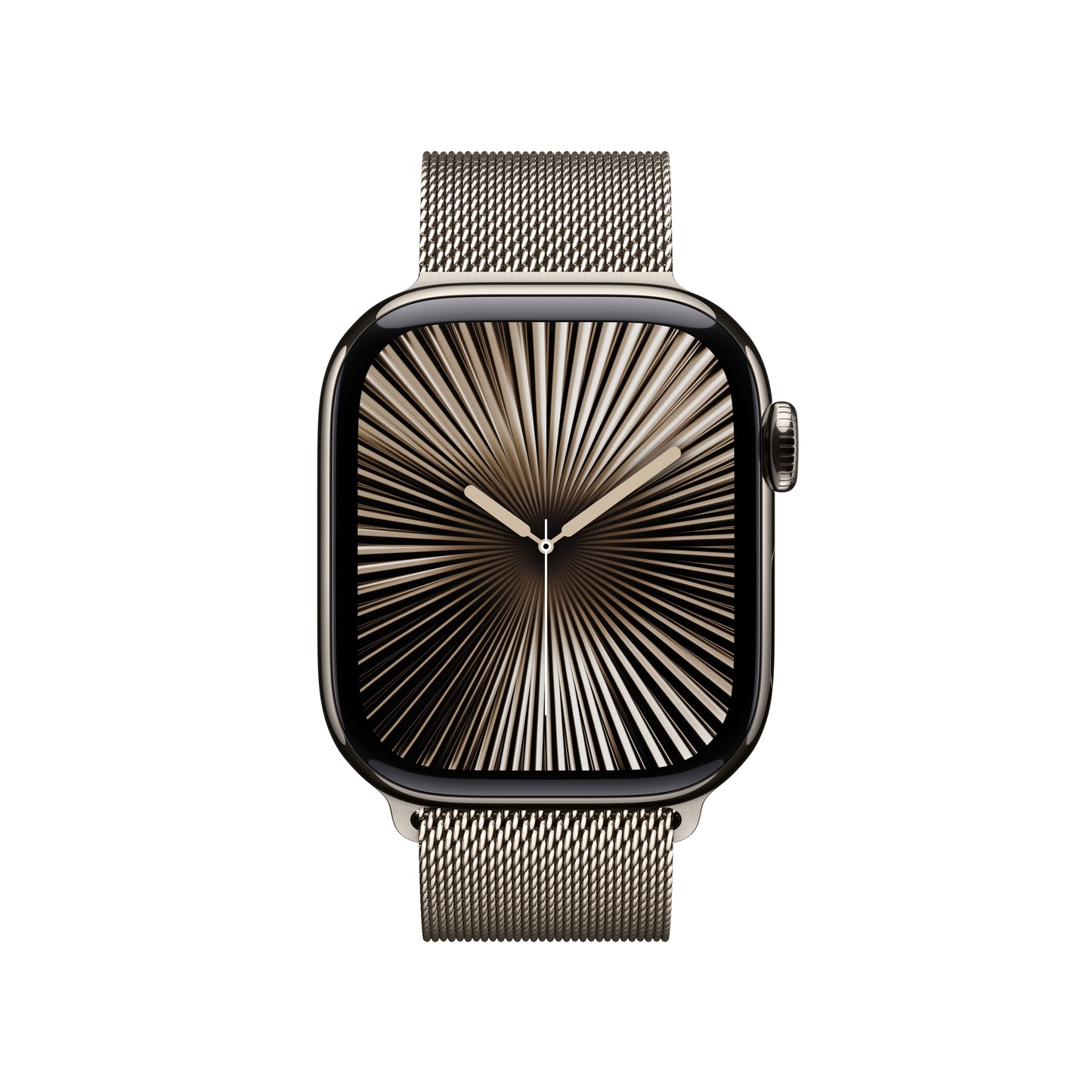 Apple Watch Series 10 GPS + Cellular 42mm Natural Titanium Case with Natural Milanese Loop - iSTYLE SI
