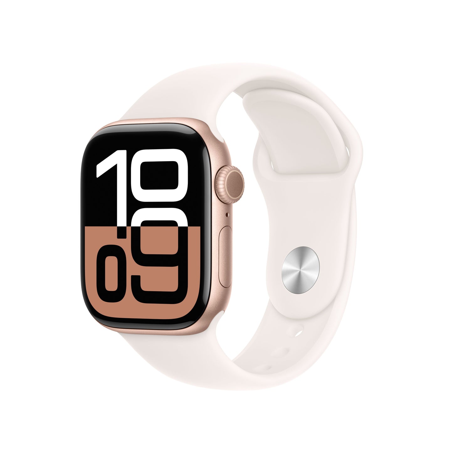 Apple Watch Series 10 GPS + Cellular 42mm Rose Gold Aluminium Case with Light Blush Sport Band - M/L - iSTYLE SI