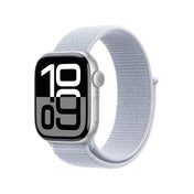 Apple Watch Series 10 GPS + Cellular 42mm Silver Aluminium Case with Blue Cloud Sport Loop - iSTYLE SI